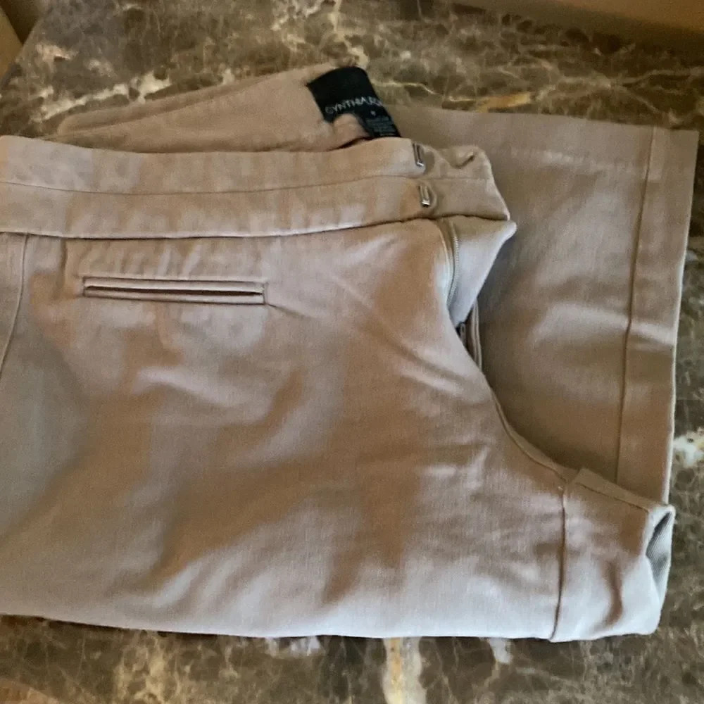 Cynthia Rowley Boot cut khaki pants size 8